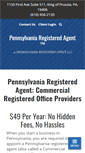 Mobile Screenshot of pennsylvaniaregisteredagent.com